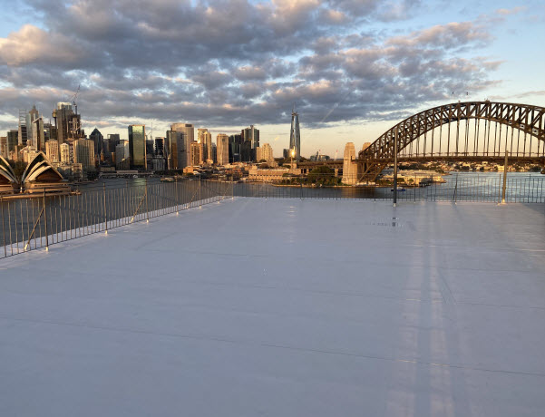 Rooftop view of city of Sydney