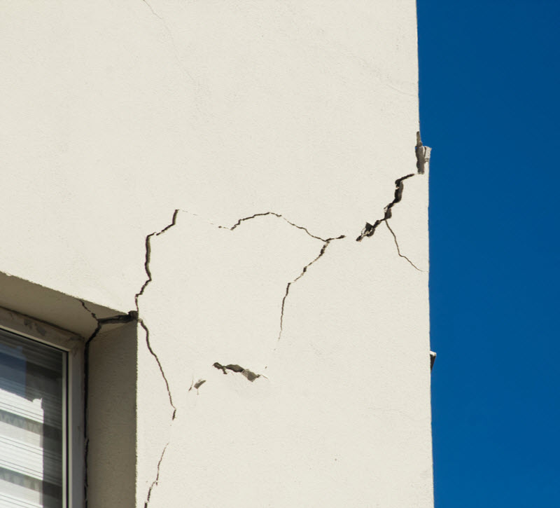 Wall Crack on a building