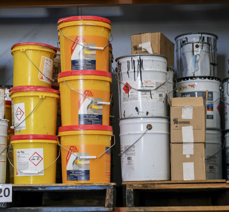 Stock of paints